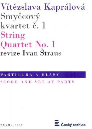 String Quartet no.1 op.8  score and set of parts