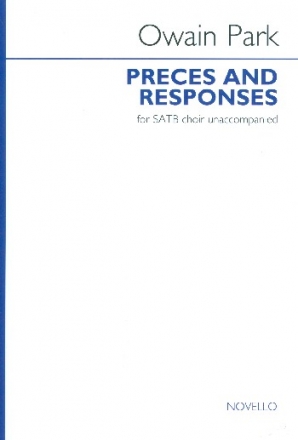 Preces and Responses for mixed chorus a appella score