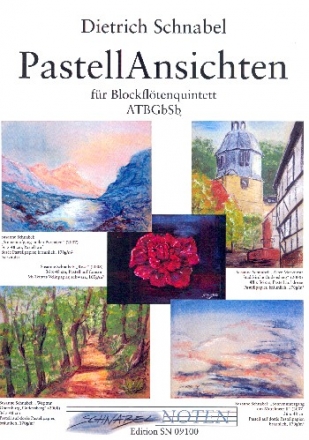 Pastellansichten fr 5 Blockflten (ATBGbSb) Partitur und Stimmen