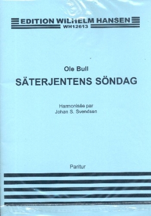 Sterjentens Sndag for 2 violins, viola, cello and double bass score and parts,  archive copy
