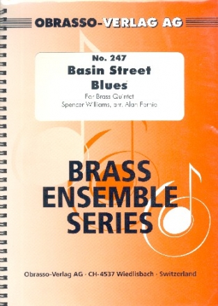 Basin Street Blues fr 2 Trompeten (Kornette), Horn, Posaune und Tuba Partitur und Stimmen