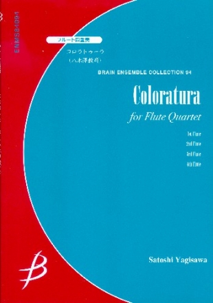 Coloratura fr 4 Flten Partitur und Stimmen