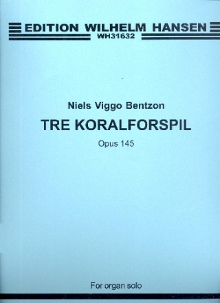 3 Choralvorspiele op.145 fr Orgel