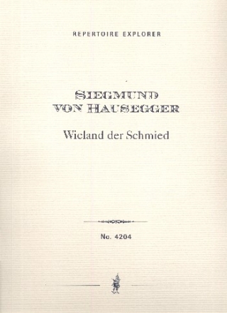 Wieland der Schmied fr Orchester Studienpartitur