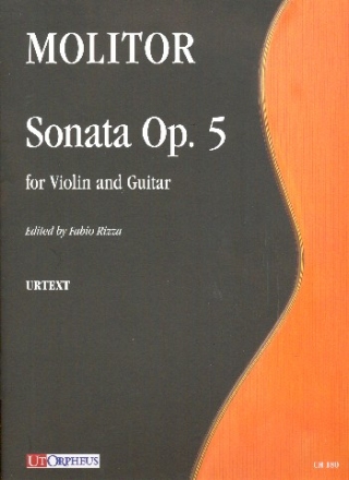 Sonata op.5 for violin and guitar score and parts