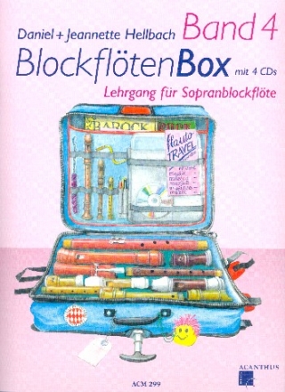 Blockfltenbox Band 4 (+CD's) fr Sopranblockflte