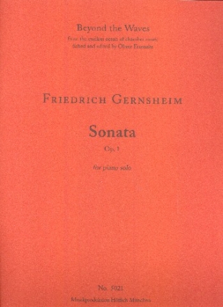 Sonate op.1 fr Klavier