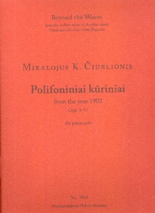 Polifoniniai kuriniai op.9-11 fr Klavier