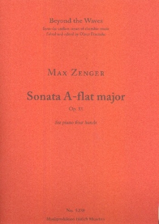 Sonate As-Dur op.33 fr Klavier zu 4 Hnden Spielpartitur