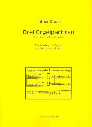 3 Partiten nach neuen geistlichen Liedern fr Orgel