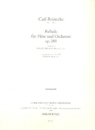 Ballade op.288 fr Flte und Orchester Violonello