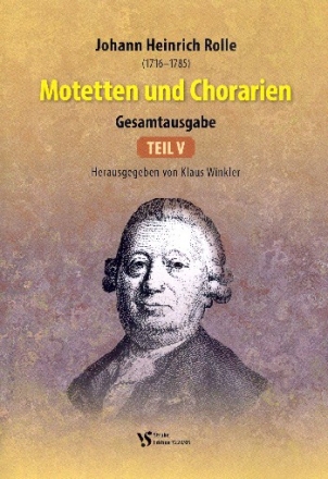 Motetten und Chorarien Band 5 fr gem Chor a cappella Partitur