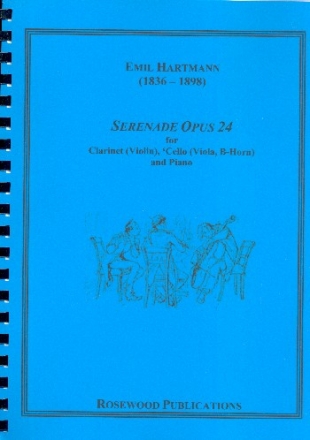 Serenade op.24 for clarinet (violin), cello (viola/horn) and piano parts