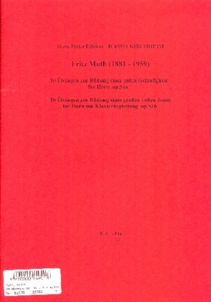 10 bungen zur Bildung einer guten Gelufigkeit op.51b fr Horn und Klavier