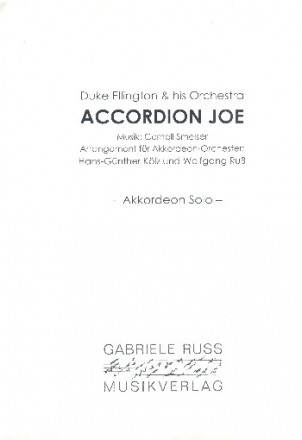 Accordion Joe fr Akkordeon solo und Akkordeonorchester Stimmensatz