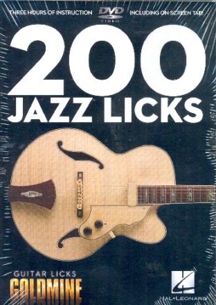 200 Jazz Licks  DVD