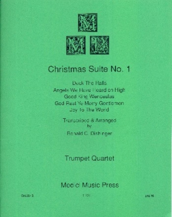 Christmas Carol Suite no.1 for 4 trumpets score and parts