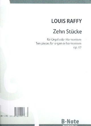10 Stcke op.62 fr Orgel (Harmonium)