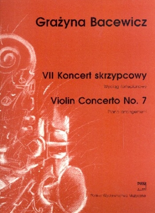 Concerto no.7 for violin and orchestra violin and piano