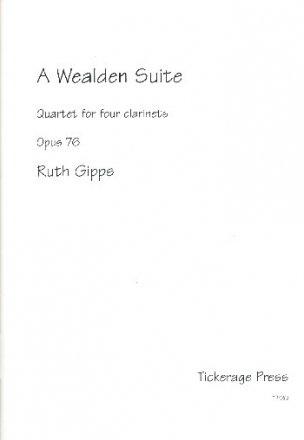A Wealden Suite op.76 for 4 clarinets score and parts