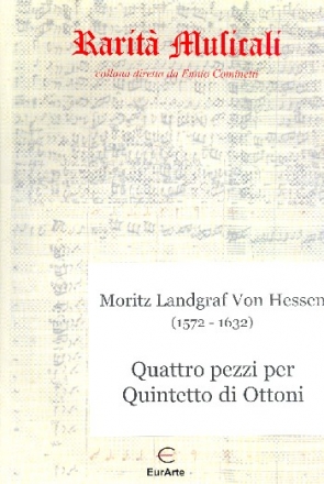 4 Pezzi per Quintetto di Ottoni fr 5 Blechblser Partitur und Stimmen