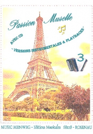 Passion Musette vol.3 (+CD) pour accordon