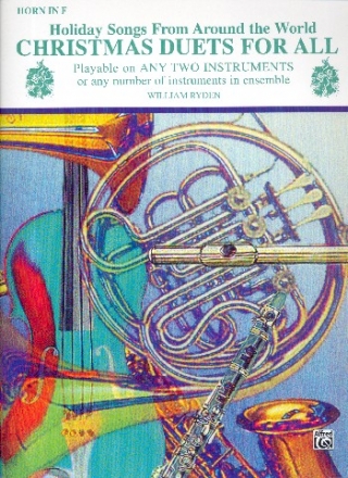 Christmas Duets for all for 2 instruments Horn in F score