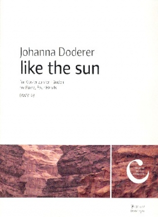 Like the Sun DWV98 fr Klavier zu 4 Hnden Spielpartitur