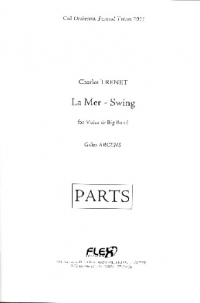 La Mer for voice and big band score and parts