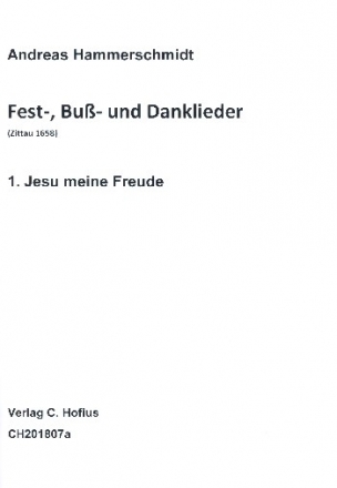 Jesu meine Freude fr gem Chor, Streicher und Bc Partitur