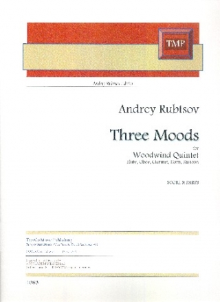 3 Moods for flute, oboe, clarinet, horn and bassoon score and parts