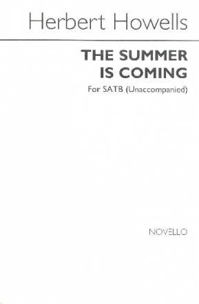 The Summer is coming for mixed chorus a cappella choral score