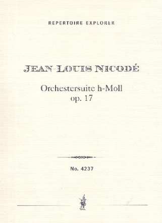 Orchestersuite h-Moll op.17 fr Orchester Studienpartitur