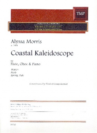 Coastal Kaleidoscope for flute, oboe andpiano parts