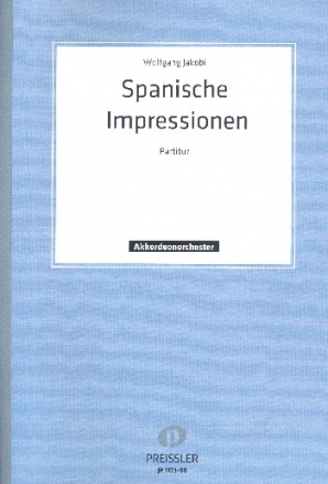 Spanische Impressionen fr Akkordeonorchester Partitur