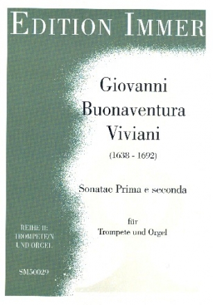 Sonatae Prima e seconda fr Trompete und Orgel (Bc ausgesetzt)