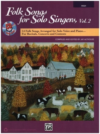Folk Songs vol.2 (+CD) for high voice and piano score