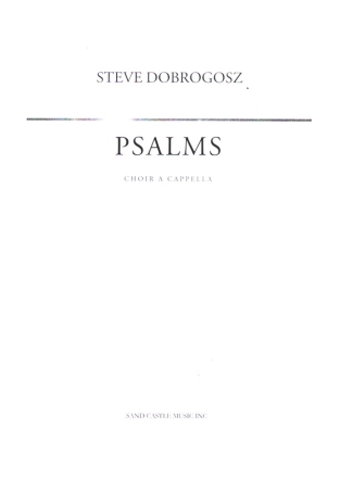 Psalms - for mixed chorus a capella score (en)