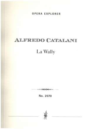 La Wally fr Soli und Orchester Studienpartitur (it)