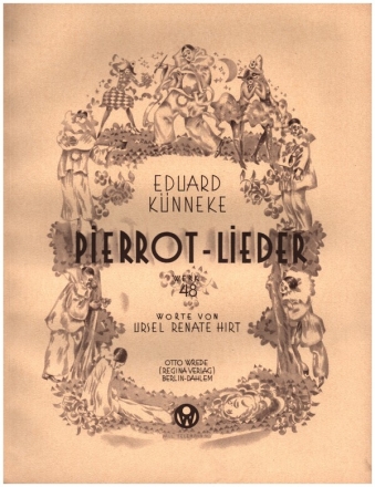 Pierrot-Lieder op.48 fr Gesang und Klavier