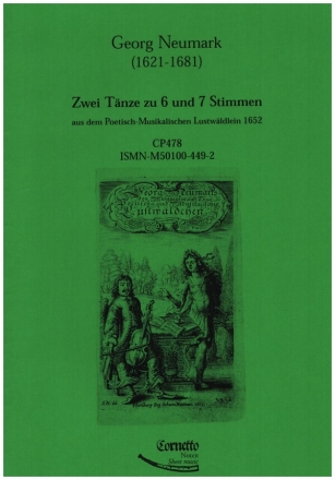 2 Tnze zu 6-7 Stimmen fr 2 Violinen (Trompeten/Zinken) und 3-4 Posaunen Partitur
