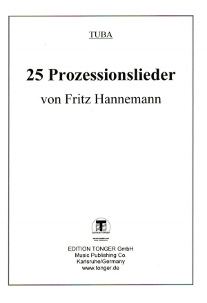 25 Prozessionslieder fr Blasorchester Stimmensatz (11 Einzelhefte)