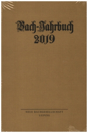 Bach Jahrbuch 2019