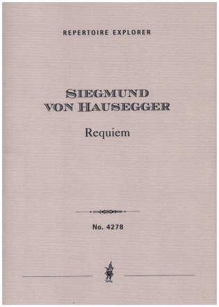 Requiem fr 8stg. gem Chor und Orgel ad lib Partitur