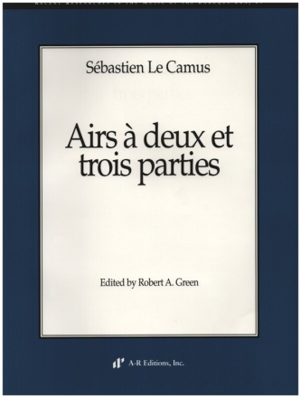 Airs  deux et trois parties for 2-3 voices and bc score (fr)