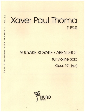 Yuuyake Koyake / Abendrot op.191 fr Violine