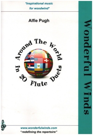 Around the world in 20 Flute Duets for 2 flutes score