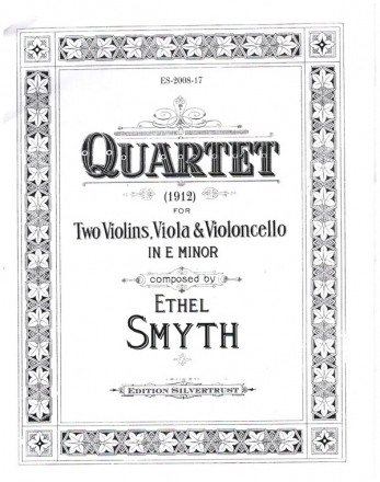 Stringquartet in e minor for 2 violins, viola and violoncello set of parts
