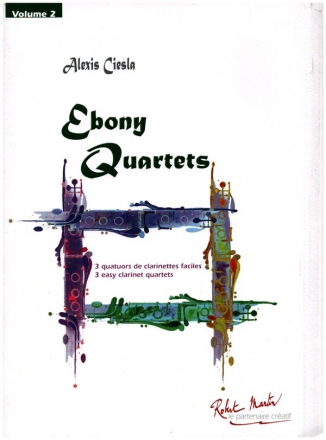 Ebony Quartetts vol.2 for 4 clarinets score and parts