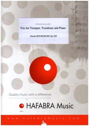 Trio op.285 for trumpet, trombone and piano score and parts